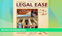Big Deals  Legal Ease: A Guide to Criminal Law, Evidence, and Procedure  Full Read Best Seller