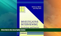 Big Deals  Investigative Interviewing: Psychology and Practice  Best Seller Books Most Wanted