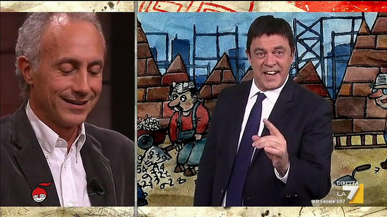 La Copertina di Maurizio Crozza a diMartedì del 25 Ottobre 2016