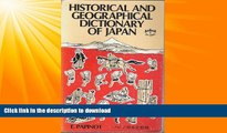 FAVORITE BOOK  Historical and Geographical Dictionary of Japan (English and Japanese Edition)