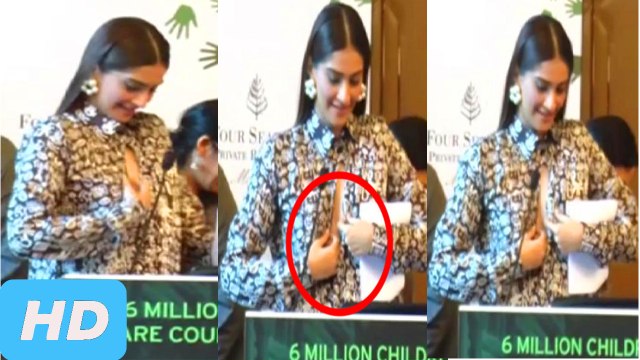 Sonam Kapoor WARDROBE MALFUNCTION 2016 | MUST WATCH!