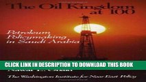[PDF] The Oil Kingdom at 100: Petroleum Policymaking in Saudi Arabia (Washington Institute for