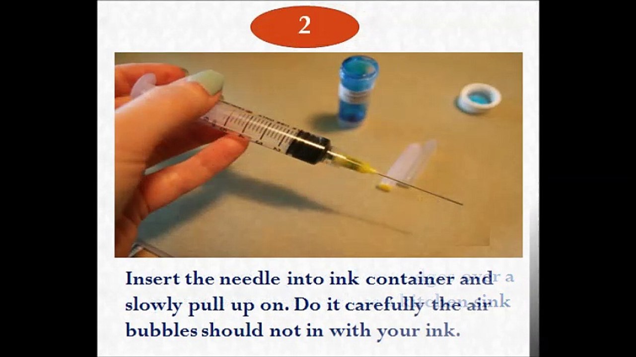 Inkjet Cartridges Refilling Instructions for Beginners