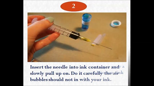Inkjet Cartridges Refilling Instructions for Beginners