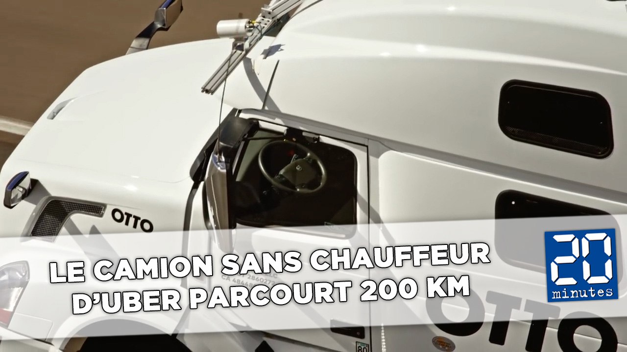 Le camion sans chauffeur d’Uber parcourt 200 km avec succès