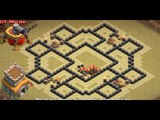 Clash of Clans - Town hall 8 War base  - ANTI Dragon ANTI Hog ANTI Gowipe