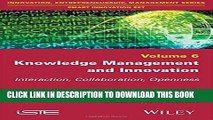 [PDF] Knowledge Management and Innovation: Interaction, Collaboration, Openness (Innovation,