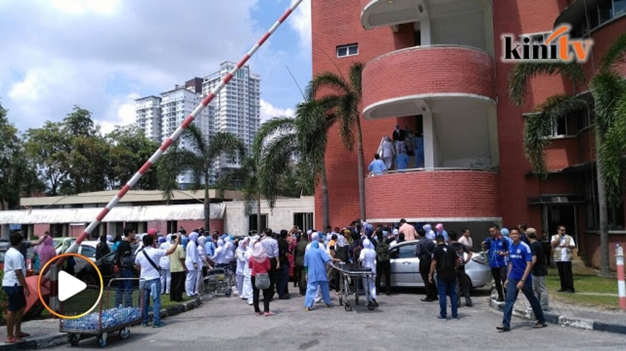 Video & gambar Hospital Sultanah Aminah terbakar lagi