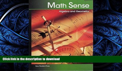 FAVORITE BOOK  Algebra and Geometry (Math Sense)  GET PDF