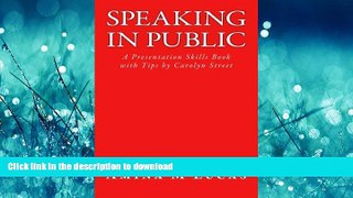 READ  Speaking in Public: A Presentation Skills Book FULL ONLINE