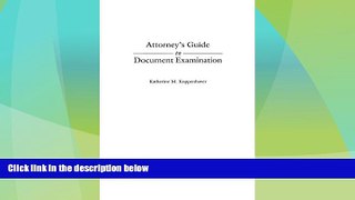 Big Deals  Attorney s Guide to Document Examination  Full Read Most Wanted