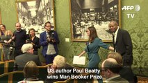 US author Paul Beatty wins Man Booker Prize