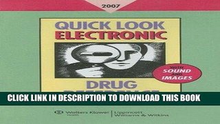 Read Now Quick Look Electronic Drug Reference 2007 Download Book