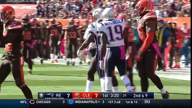 Tom Brady Throws First TD of the Season! Patriots vs. Browns NFL