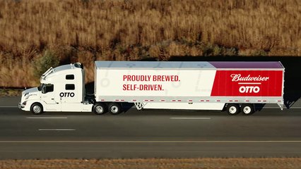 La première livraison du camion autonome d'Otto
