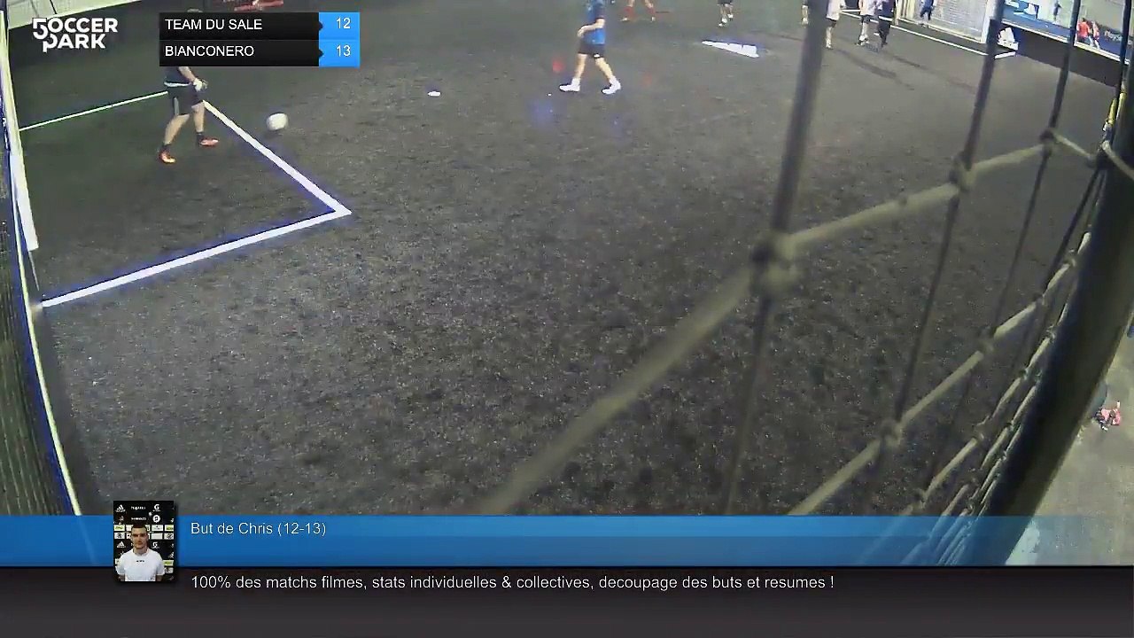 But de Chris (12-13) - TEAM DU SALE Vs BIANCONERO - 25/10/16 20:00 - LEAGUE TWO SOCCER PARK