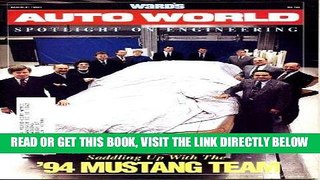 [FREE] EBOOK Ward s Auto World March 1993 Mustang Team on Cover, Spotlight on Engineering, Toyota