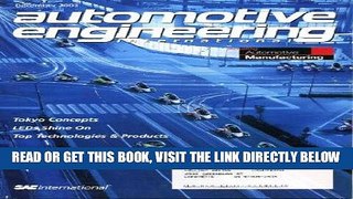 [READ] EBOOK Automotive Engineering International December 2003 Toyota s PM (Personal Mobility)
