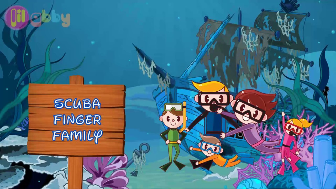 Nursery Rhymes for Children! - Scuba Finger Family Song - Lil Abby - YouTube