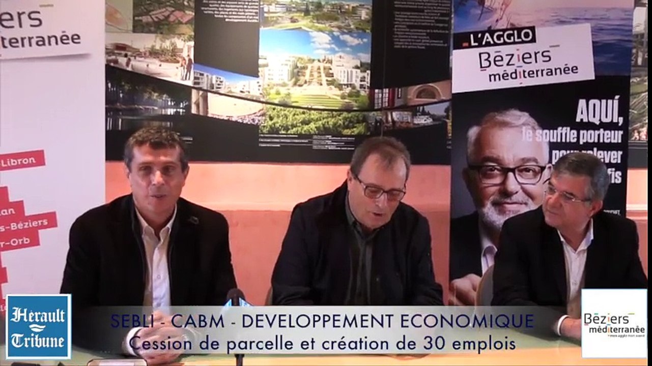 SEBLI - CABM - DEVELOPPEMENT - ECONOMIQUE - CESSION DE PARCELLE et CREATION D'EMPLOI