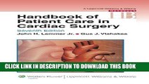 Read Now Handbook of Patient Care in Cardiac Surgery (Lippincott Williams   Wilkins Handbook