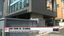 Seoul prosecutors raid offices and homes implicated in Choi Soon-sil scandal