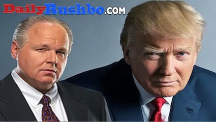 BREAKING- RUSH LIMBAUGH TALKS WITH DONALD TRUMP