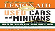 [FREE] EBOOK Lemon-Aid Used Cars and Minivans 2006/07 (Lemon-Aid: Used Cars   Trucks) ONLINE