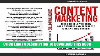 [PDF] FREE Content Marketing: Tools to Help you grow your Business and Repurpose your Existing