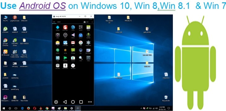 Install Android OS on Windows 10, Win 8 , Win 8.1 & Win 7