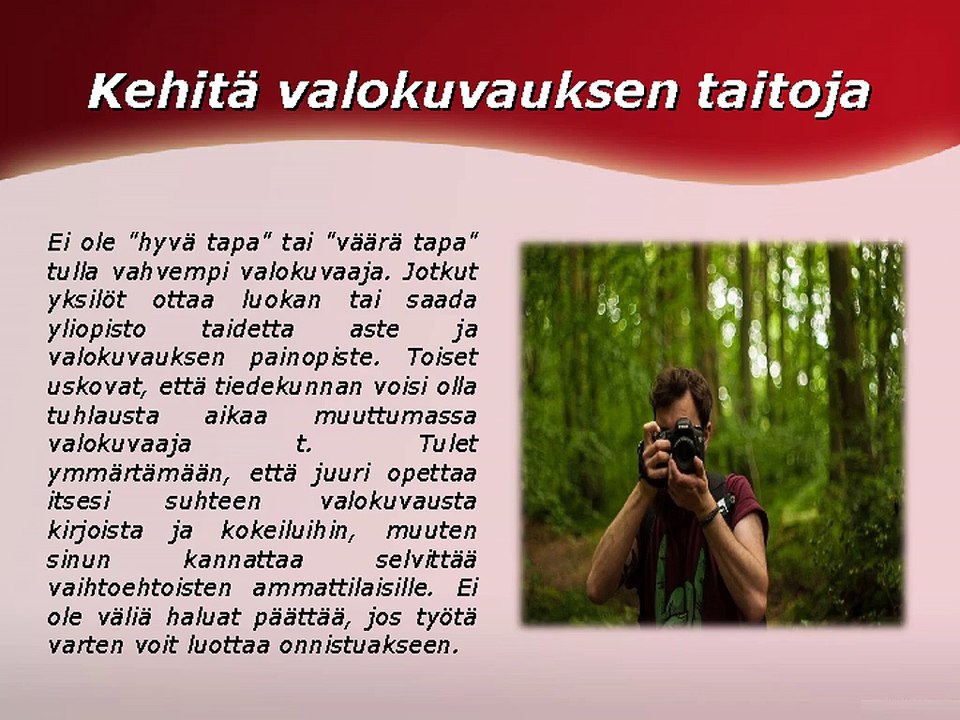 Tony Henrik Halttunen | Vinkkejä tulla ammatti  valokuvaaja