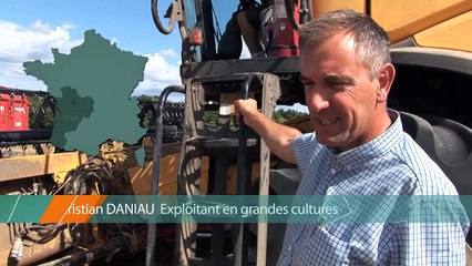 Syngenta : Test du nouveau fongicide céréales, Elatus Plus, sur l'exploitation de J.Christophe Theuil