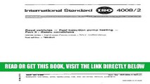 [READ] EBOOK ISO 4008-2:1983, Road vehicles - Fuel injection pump testing - Part 2 : Static