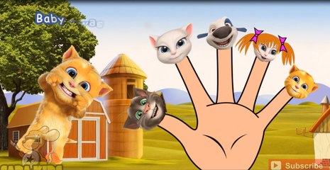 Talking Tom Finger Family  Nursery Rhymes For Children