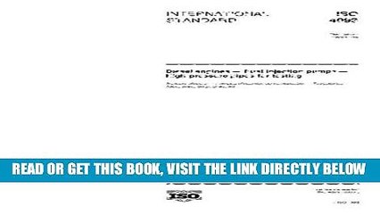 [READ] EBOOK ISO 4093:1999, Diesel engines -- Fuel injection pumps -- High-pressure pipes for