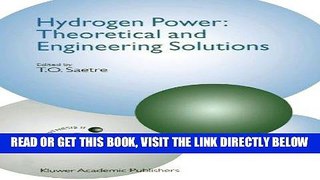 [FREE] EBOOK Hydrogen Power: Theoretical and Engineering Solutions: Proceedings of the Hypothesis