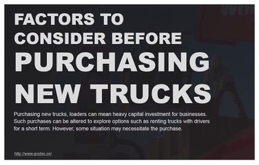 Points to be kept in mind while buying trucks