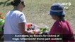 Australians lay flowers for victims of theme park accident