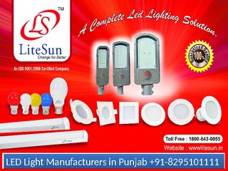 The top 15 cities led light manufactures in punjab  +91-8295101111