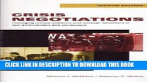 [PDF] FREE Crisis Negotiations: Managing Critical Incidents and Hostage Situations in Law