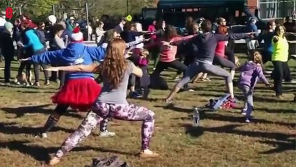 Des Américaines défendent le port du legging