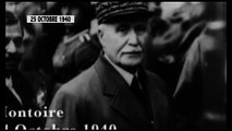 Éphéméride/25 octobre 1940: Le maréchal Pétain, chef d’état français rencontre Adolf Hitler