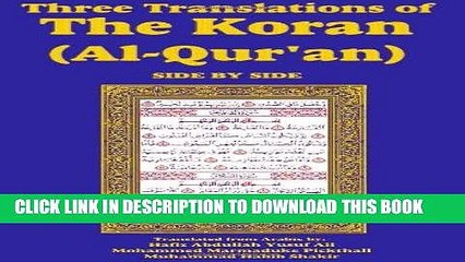 [PDF] FREE Three Translations of The Koran (Al-Qur an)-side-by-side - Hafiz Ali [Read] Online