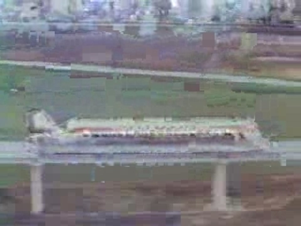 L'aerotrain de Bertin - vue aérienne