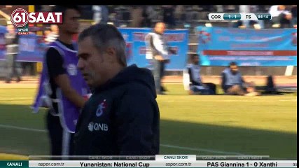 Çorum Belediyespor 1 - 1 Trabzonspor (GOL N'DOYE)