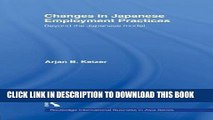 [Ebook] Changes in Japanese Employment Practices: Beyond the Japanese Model (Routledge