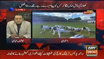 Anchor Kashif Abbasi Making Fun of Pml-n Government Over barred Cricket players from doing push-ups