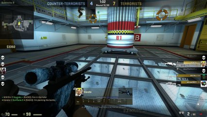 CS GO SILVER FUNNY MOMENTS - THE FLASH BANG KILL, CSGO PLAYER ON DRUGS
