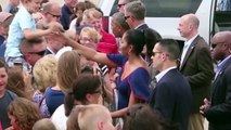 Barack Obama & Michelle Obama Meet Fans During Vacation