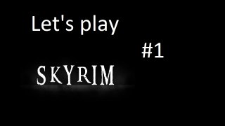 Let's play Skyrim #1 : J'allais pas mettre 
